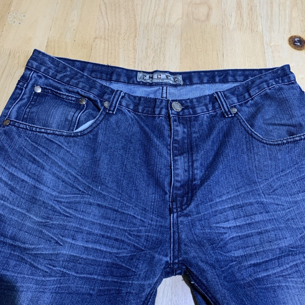 Emcee Jeans Men's 40x34 Blue Medium Wash‎ Straight Leg Jeans